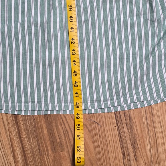 NWT Old Navy Women's Green Striped Twist-Front Ruffle Strap Maxi Dress Size XXL - Picture 6 of 7